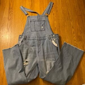 Distressed overall